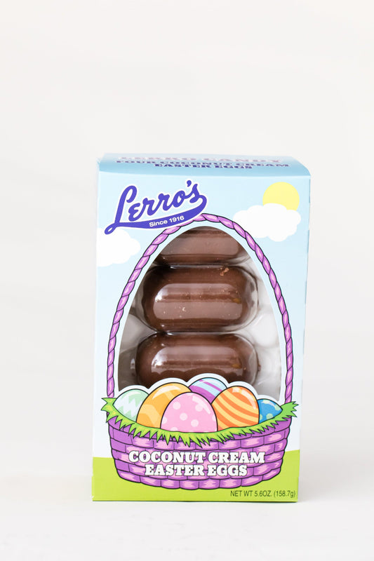 4 Count Chocolate Coconut Cream Eggs