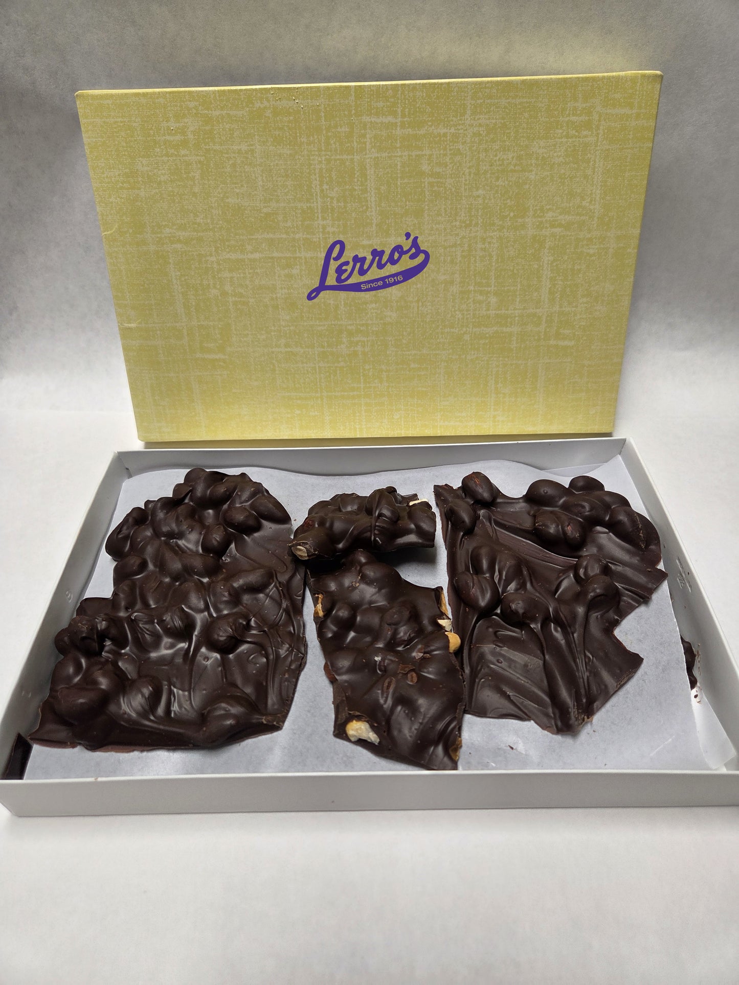 1 lb. Dark Chocolate Almond Bark