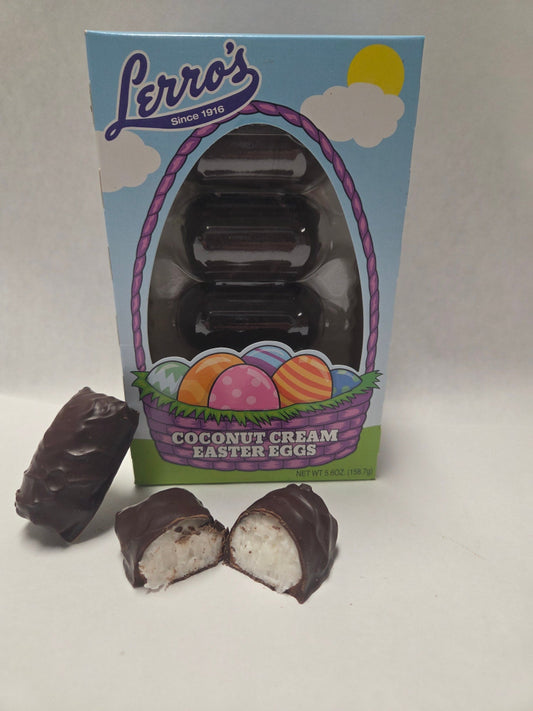 4 Count Chocolate Coconut Cream Eggs