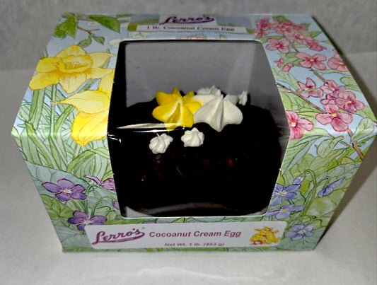 1 lb. Dark Chocolate Cocoanut Cream Egg