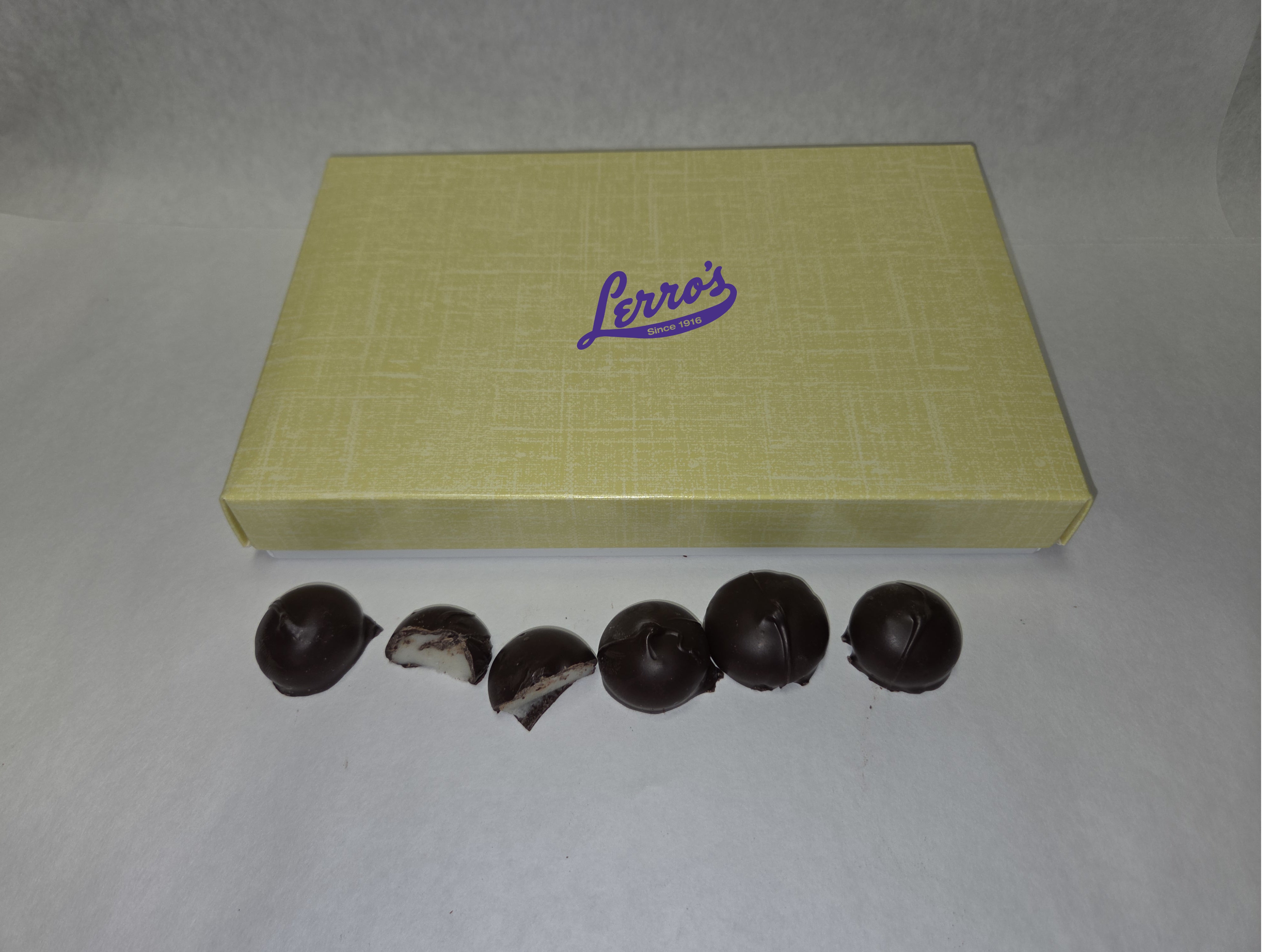 1 lb. Dark Chocolate Covered Vanilla Butter Creams – Lerro Candy Co